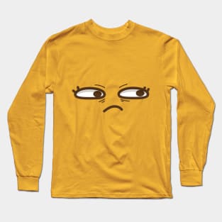 Astonished Cute Face Long Sleeve T-Shirt